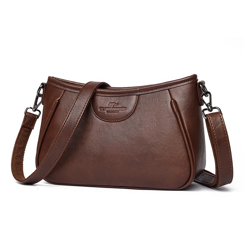 Brand Luxury Leather Woman Handbags Shoulder Crossbody Tote Bag Ladies Designer Crossbody Sac High Quality Daily Commuter Bags