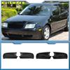 Bat Style Mirror Cover For Volkswagen Golf 4 MK4 1997-2003 Rearview Mirror Cover 2Pieces Cover Glossy Black Car Shields Exterior