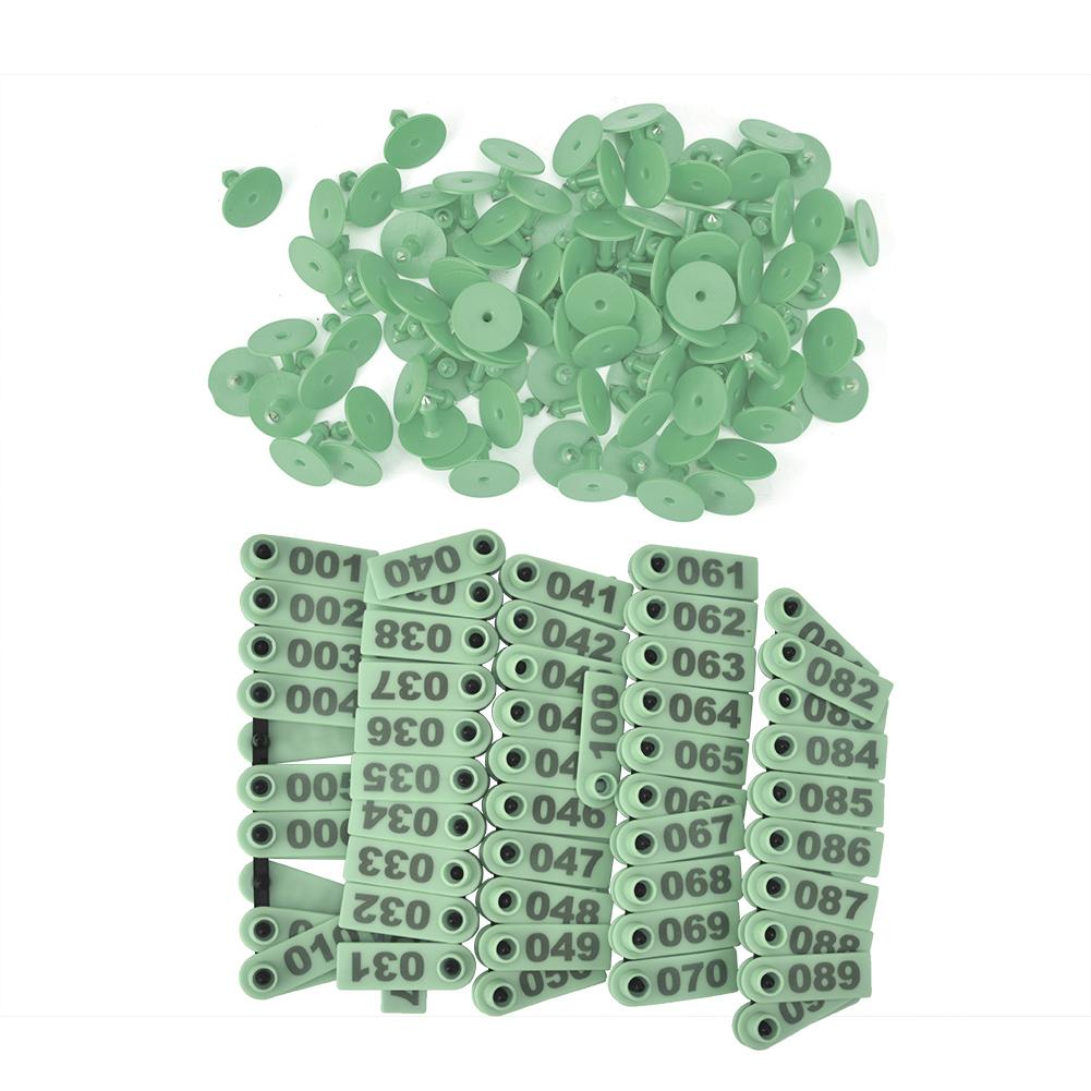 1-100 Number Plastic Livestock r Animal for Goat Sheep (Orange)