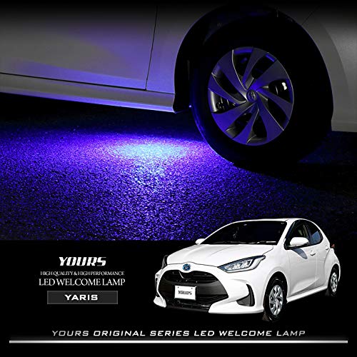YOURS. Yaris Exclusive LED Welcome Lamp [Blue] YARIS Custom Parts Accessories Dress Up TOYOTA y22-1944 [5] M