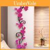 3d Flower Decal Mirror Wall Sticker Diy Removable Art Mural Home Room Gift Decor