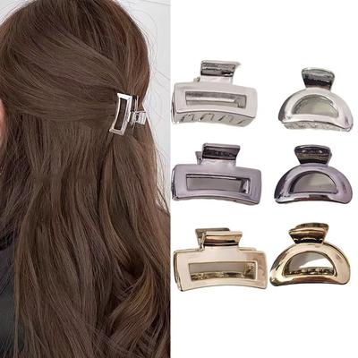 3 Peças Prendedores de Garra de Cabelo Pequenos Vintage Europeus e Americanos para Mulheres Meninas Grampo de Cabelo Retrô Acessórios de Cabelo Coreanos Ornamento de Cabeça