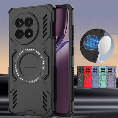For Oneplus 13R Case Cover Oneplus 13R Capas Phone Bumper Annular Magnetic Shockproof Magsafe Wireless Charge Fundas Oneplus 13R
