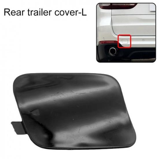 Rear Bumper Tow Hook Cover for BMW X5 F15 Base 35dX 35i 35iX 40dX 50iX 2014-2018 Unpainted left