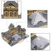 LULUFUN Louvre Museum Microblock Building Block Set, Toy, Musée du Louvre Art Museum Building, Adult Gift, Birthday, Christmas Present (3377 Pieces)