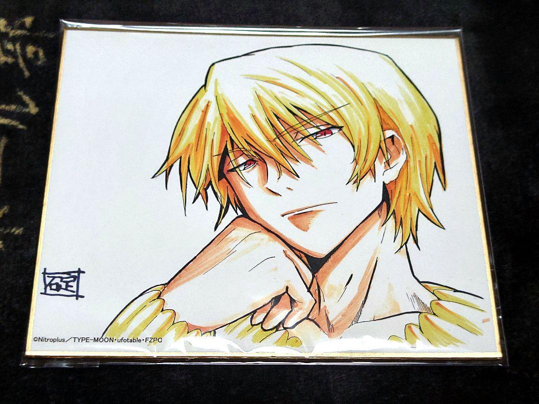 

[USED] Fate/Zero Archer Gilgamesh Shikishi Zero Cafe