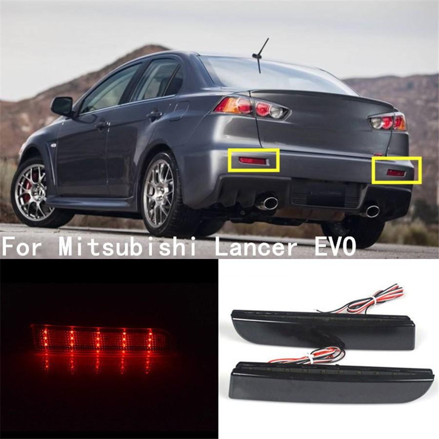 

2 шт. Светодиодный стоп-сигнал заднего бампера для Mitsubishi Lancer Evolution X Outlander