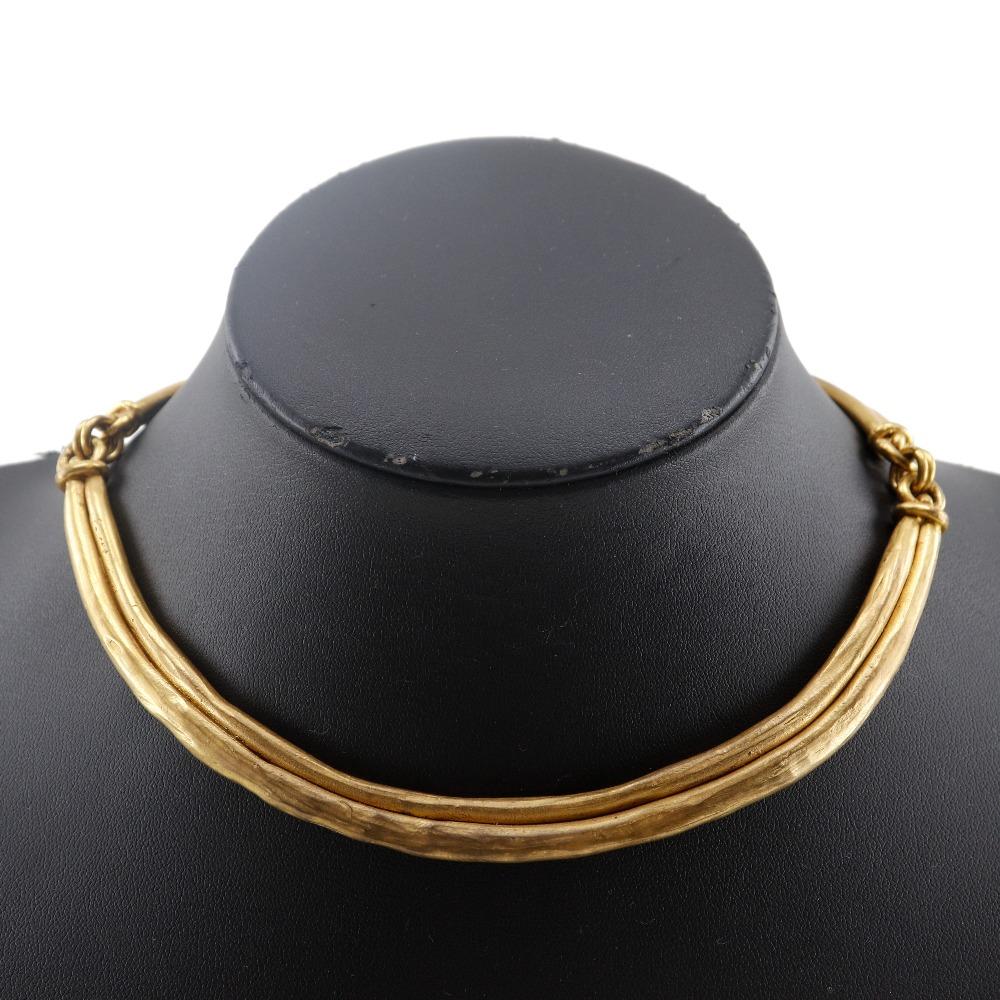 Hermes Mantel Choker Vintage Modeschmuck Vergoldet 79,6g Damen Gebraucht