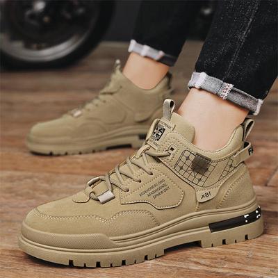 Herbst 22 Neue Outdoor-Schuhe Hohe Martin-Stiefel Lässiger Trend Jugend Lokomotive Lederschuhe