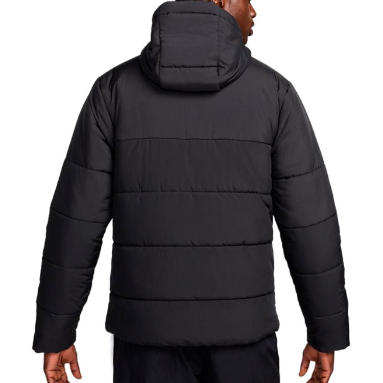 Nike Air Comfortable Casual Hooded Jacket Men Jackets Black White HM0198-011