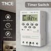 TNCE 30A Timer 220V Time Control Switch Module Set To Seconds 32 Groups of Timer On and Off Light for Water Pump Timer3