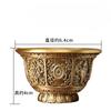 1pc Metal Water Supply Cup Ornament Household Sacrificial Supplies The Cup Offered for Worship Buddha Hall Decoration Metal Cup