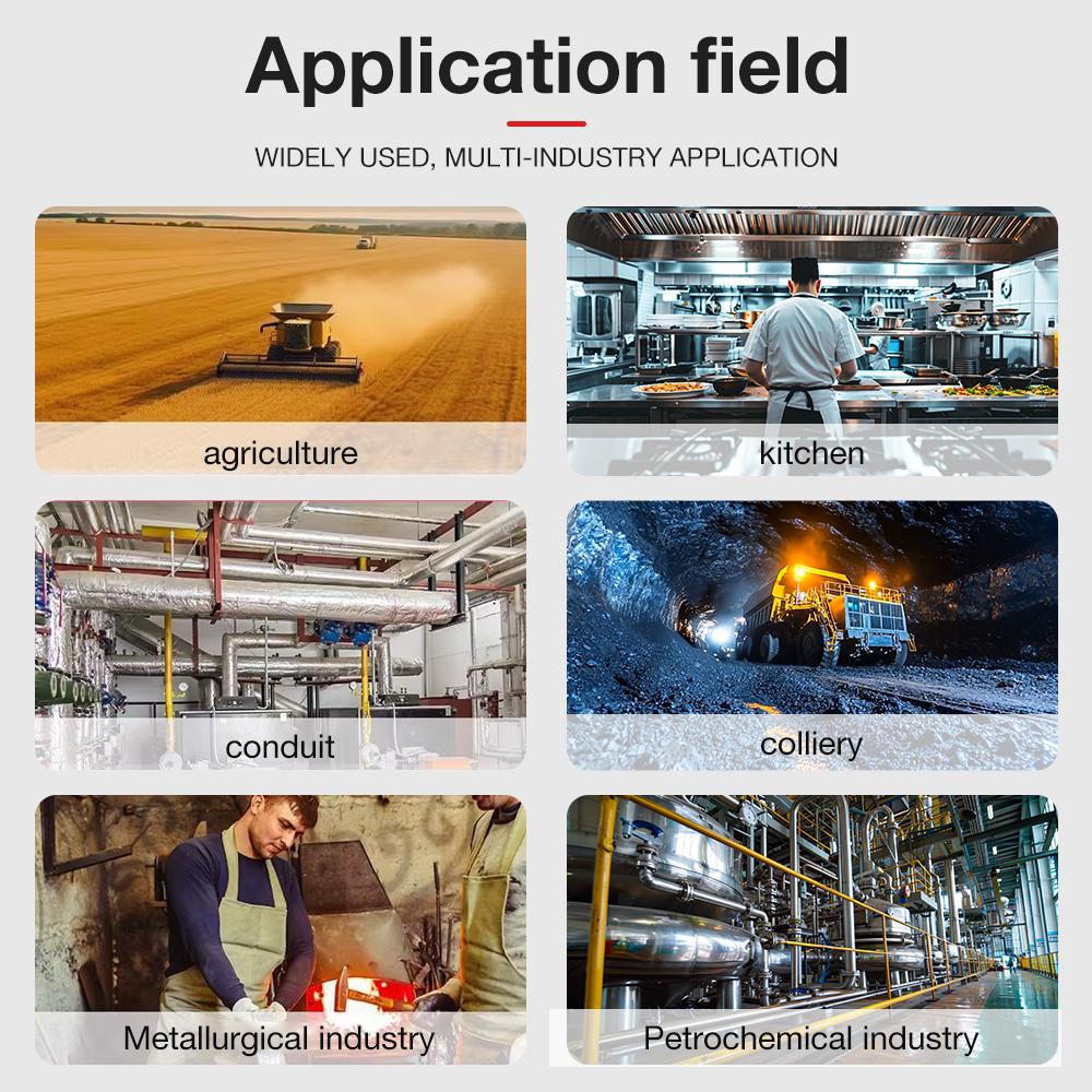 LD610 Combustible Gas Detector Portable Gas Leak Tester 360° Flexible Probe C3H8 C4H10 H2 Methane Leakage Monitor 100-9999PPM