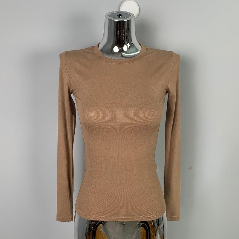 Slim Fit and Slimming Long Sleeved T-shirt Top for Women