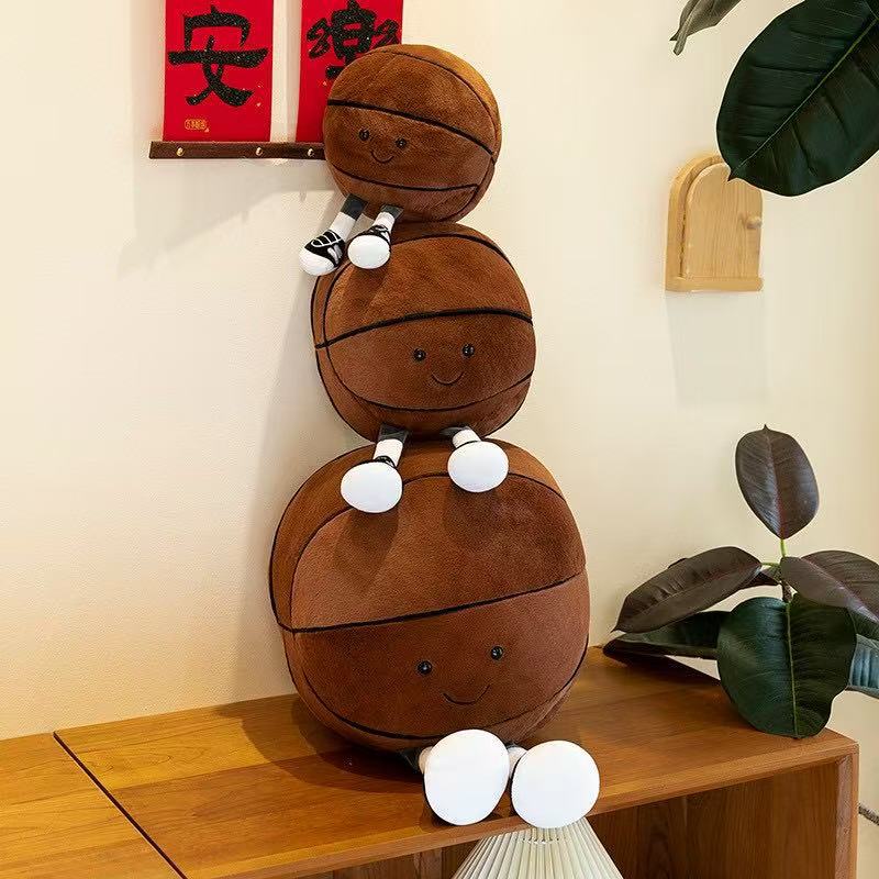 Bai Fen Bai Dolls And Toys Boys Popular Football Doll With Legs Plush Toy Sports Doll For And Children's Birthday Gifts