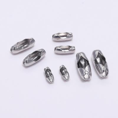 50pcs/lot 1.5/2.0/2.4/3.2 Mm Stainless Steel Ball Chain Connectors Clasps For DIY Bead Chain Jewelry Making Finding Supplies