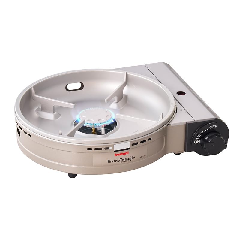 Iwatani Cassette Fu Bistro no Tatsujin Plus Silver Grill Pot Hot Plate CB-BST-PLS