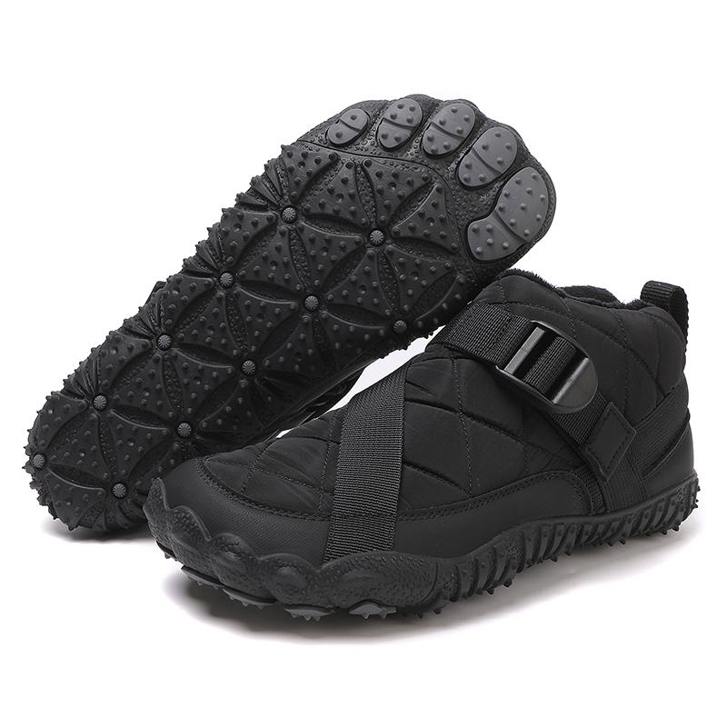 

Winter Outdoor Cotton Boots Warm Snow Boots Cotton Boots Comfortable Inner Non-Slip Soles Waterproof Upper Men s Boots Warm 36