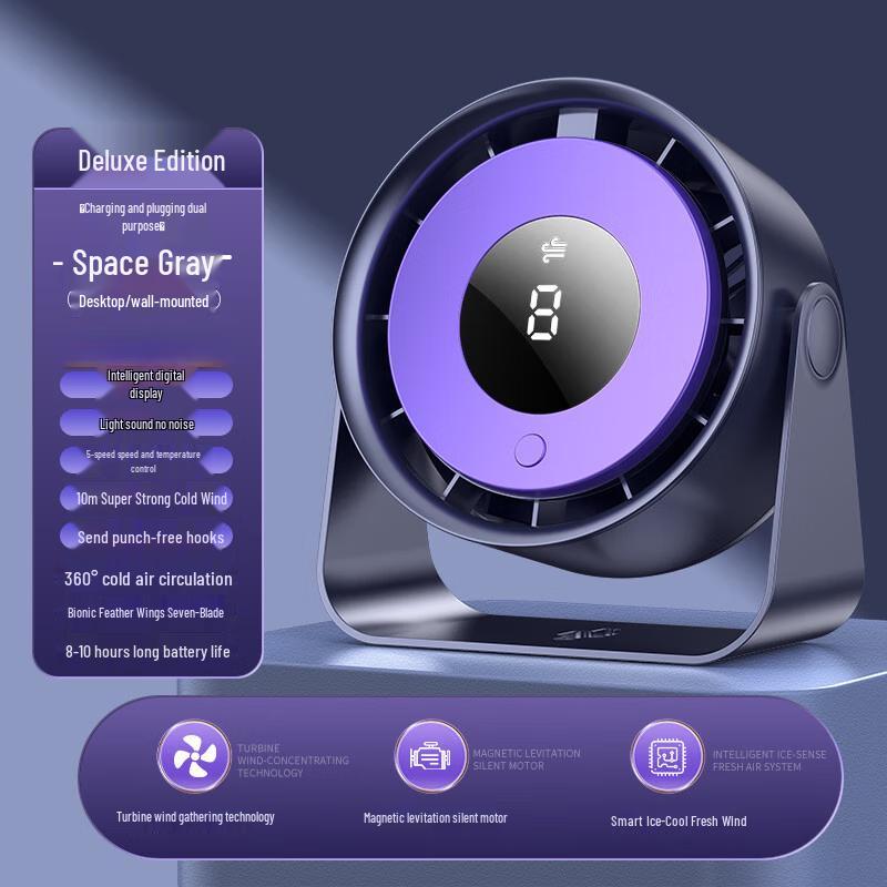 Li Shen Digital Display USB Desktop Fan