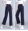 Ice Silk Chiffon High-Waist Quick-Dry Wide-Leg Pants for Women