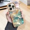 Phone Case: 2D Flat Lambskin Suitable for iPhone 18 17 16 15 14 13Pro Protective Case, Wave Shell, Colorful Fluid, Christmas and Halloween Gifts