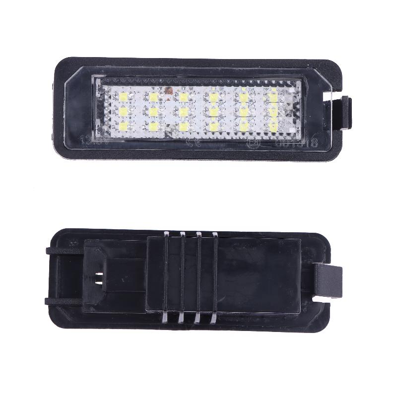 18 Led Beads License Plate Light Lamp Car License Plate Light Auto Accessories For Vw Golf4 Golf5 Golf6 Mk4 Mk5 Mk6