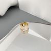 Korean New Wave Elegant Enamel Adjustable Ring - Retro Palace Style Hip Hop Index Finger Ring for Women