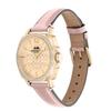 Coach Boyfriend Women's Pink Leather Strap Gold Watch 14503981