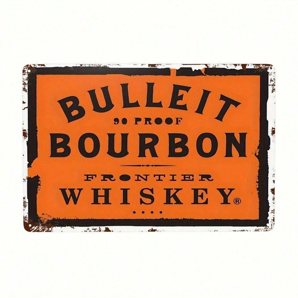 

Metal Wall Art Bourbon Whiskey Retro Poster for Bar Home Gift