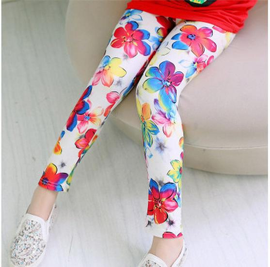 Schmale Leggings aus Milchseide für Mädchen – Frühling/Herbst, Neun-Punkt-Länge, kleine und große Größen, Kollektion 2021