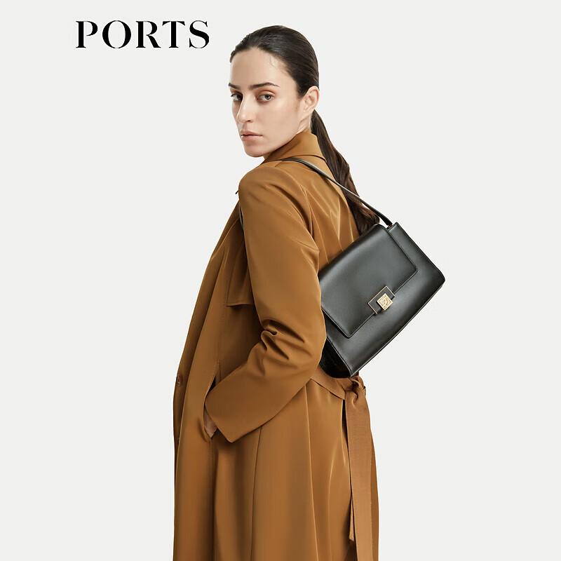 PORTS Women's Belted Windbreaker Trench Coat