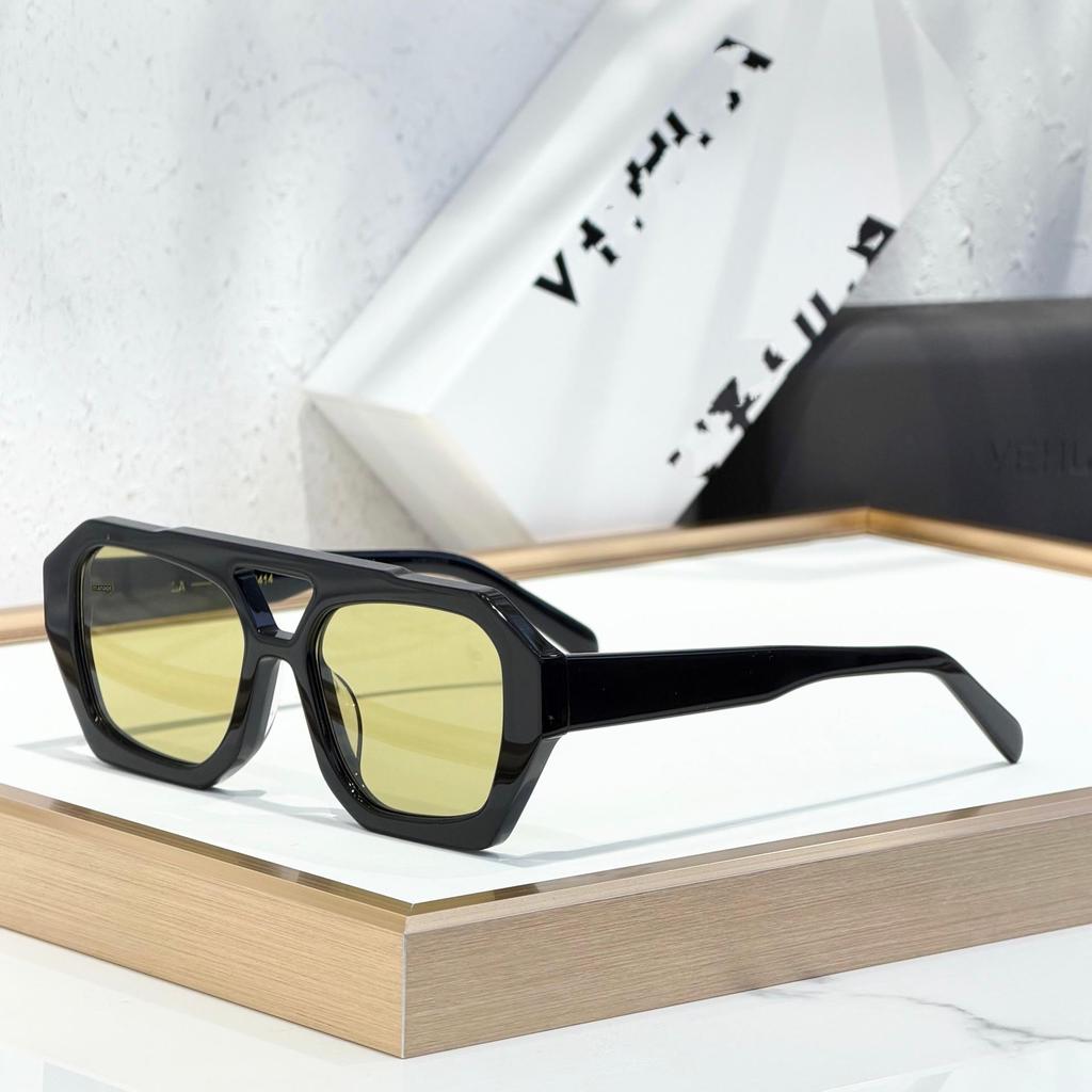 RIVER Fashion Handmade Square Sunglasses - Trendy Sun Protection for Men & Women