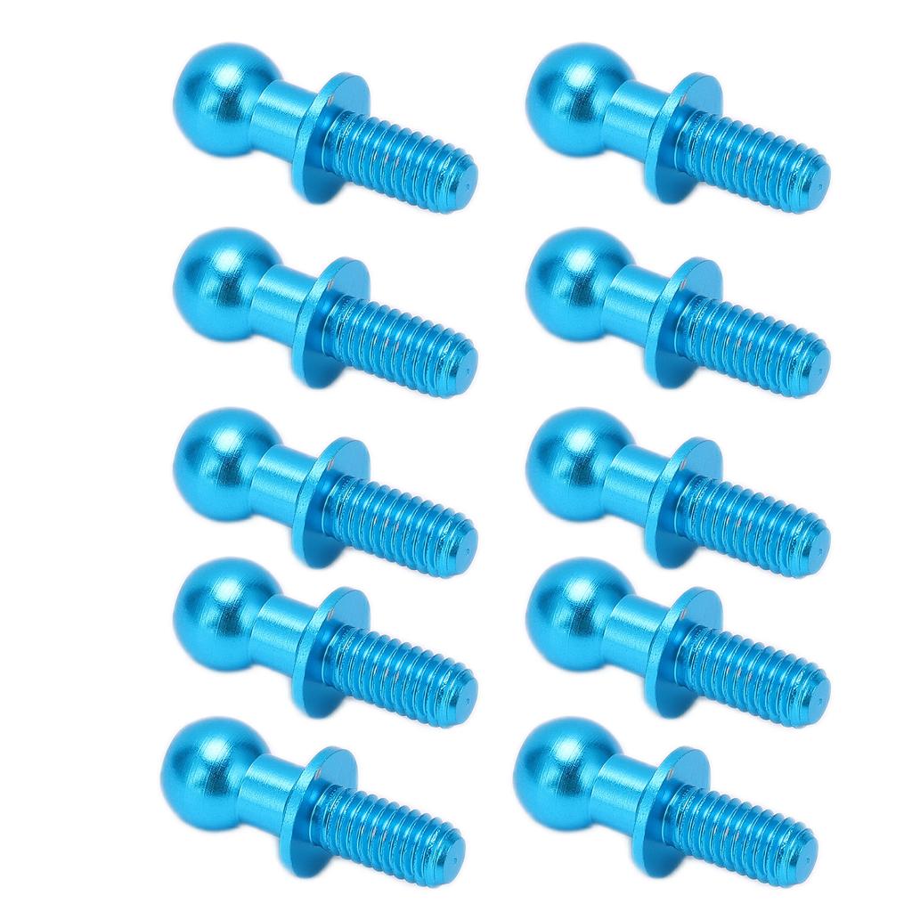 Universal Spare Parts for RC Cars M3 Metal Hex Ball Screw Compatible with Tamiya TT01/02 RC Car Tie Rod Ends and Shock Mounts
