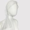 Strass Pirathatt Elastisk Snood Skjerf Lue Maskeradeball Cosplay-arrangementer Nett Hullet Ut Hodeskjerf