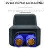 1 Stück 650A 12V Überbrückungskabelklemme mit Verpolungsschutz für Notfälle mit EC5-Stecker Intelligente Klemme Booster
