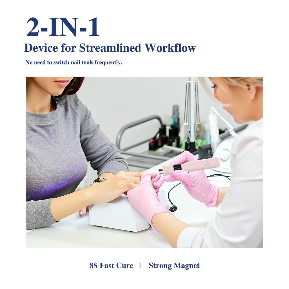 Magnetische Saugaufladung Nagellack Werkzeug PU Leder Nagelplatte Backlicht für Nagel DIY