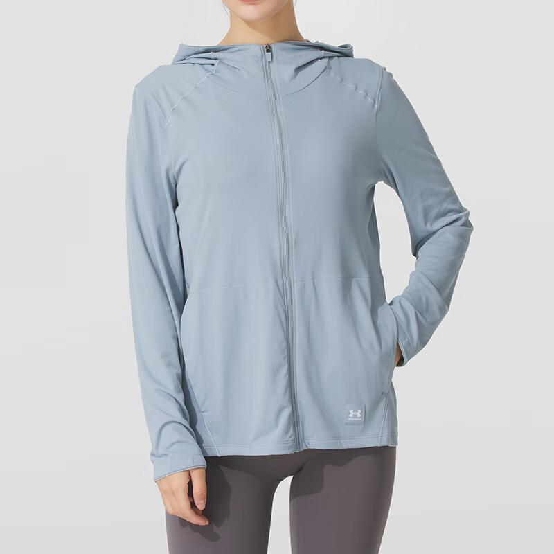 Under Armour Outdoor Training Zip-Up Hooded Breathable Jacket Women Jackets 1390060-465