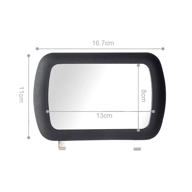 Car sunshade makeup mirror car front passenger sunshade universal car interior decoration with makeup mirror Interior Mirrors6