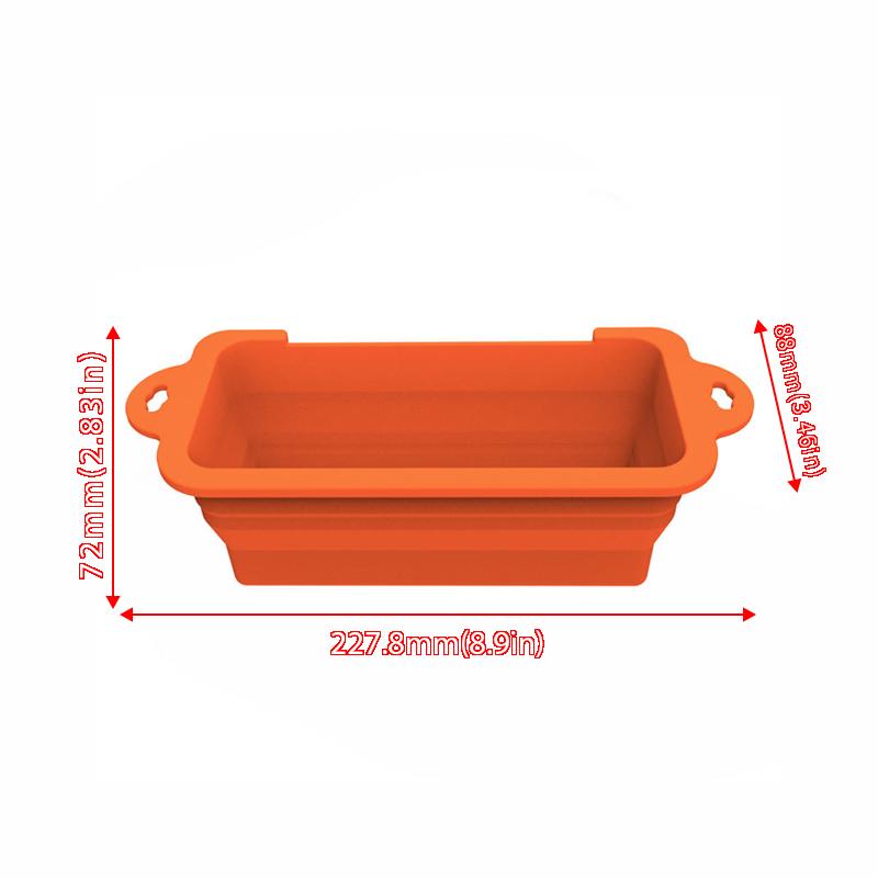 Hot Sale Reusable Silicone Grease Drip Pans Silicone Liners for Blackstone Oil Receiver Drip Pan BBQ Grill Grease Collector оранжевый