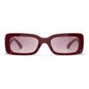 Chanel Logo Design Square Sunglasses Unisex sunglasses Brown Red S1A71662X06081S9211