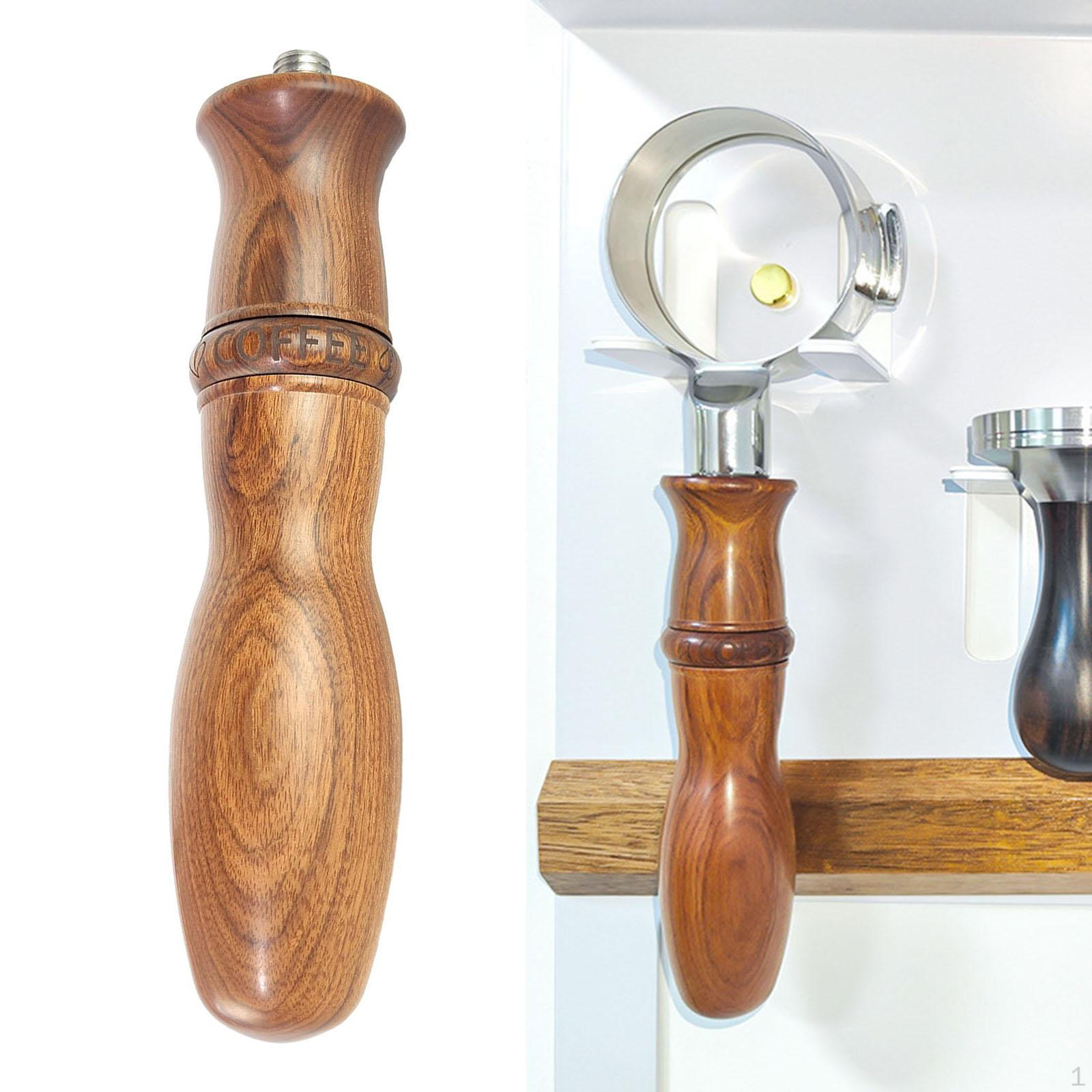 

Bottomless Portafilter Handle Coffee Machines Tool Machine Accessory Cafe Tools Wood