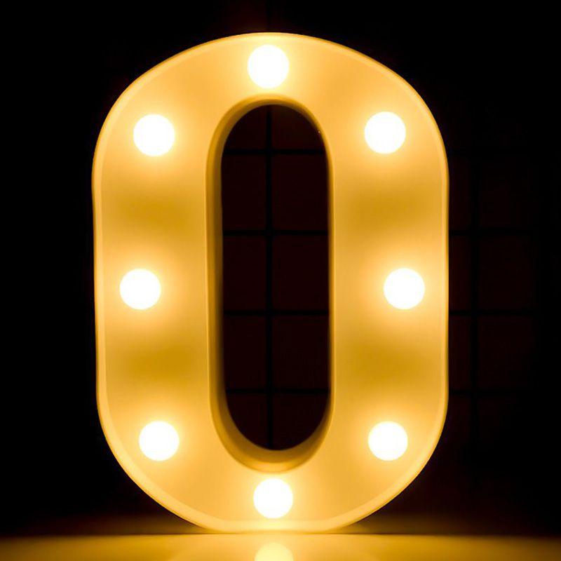 Birthday Light Happy Led Digital Color Lights Emitting Romantic Scene Decorative