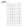 20 Stück Golf Scorekarte Scoreblatt Tracking Rekord Stat Karte beidseitig bedruckt Golf Schlag und Stat Tracking Scorekarten Golfspiel 5
