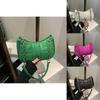 Stylish And Trendy Women's Shoulder Bag In Black White Pink And Green Colors For Everyday Use