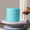 Cake Scraper Smoother Set Patterned Edge Smoothe Plastic Sawtooth Comb Bench Scraper For Cake Baking Cream Icing Smoother