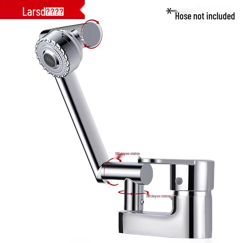 Larsd LD5611 Robotic Arm Double-Hole Basin Faucet