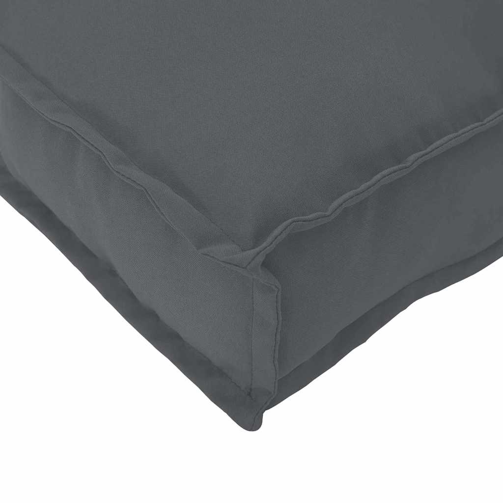 Cushion 2 Pcs Anthracite 40 X 40 X 8 Cm Oxford Fabric
