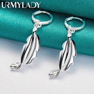 925 Sterling Silver Fish Earrings For Women Fashion Charm Jewelry