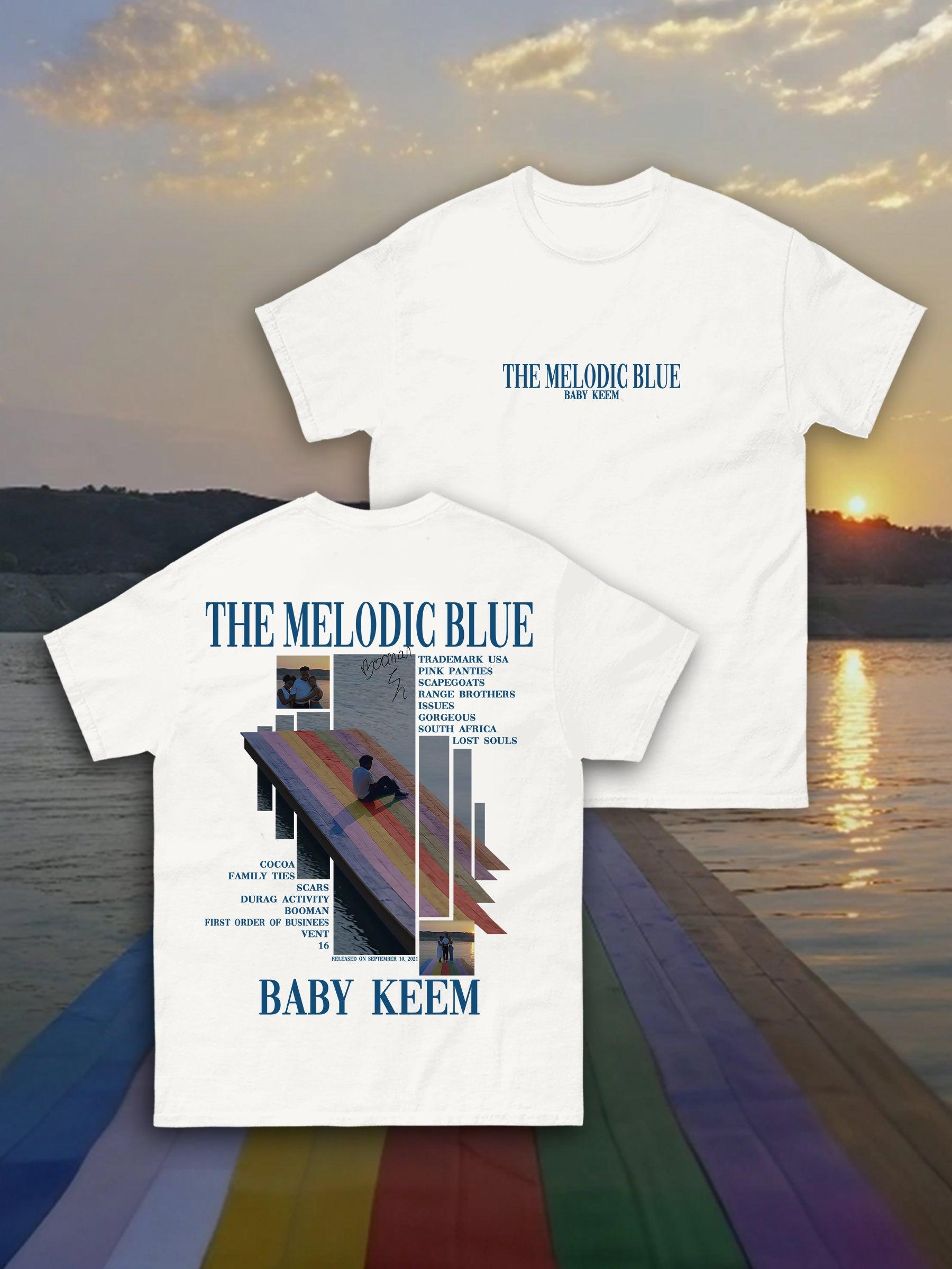 Baby Keem The Melodic Blue Album TShirt Hip Hop Rap Music Graphic Tee Unisex Unisex Casual Short Sleeve Tops S