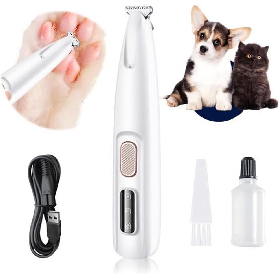

Dog Paw Trimmer,Furry Basics Pet Hair Trimmer,Saffory Dog Paw Trimmer with LED Light,Low Noise USB Rechargeable,Waterproof белый